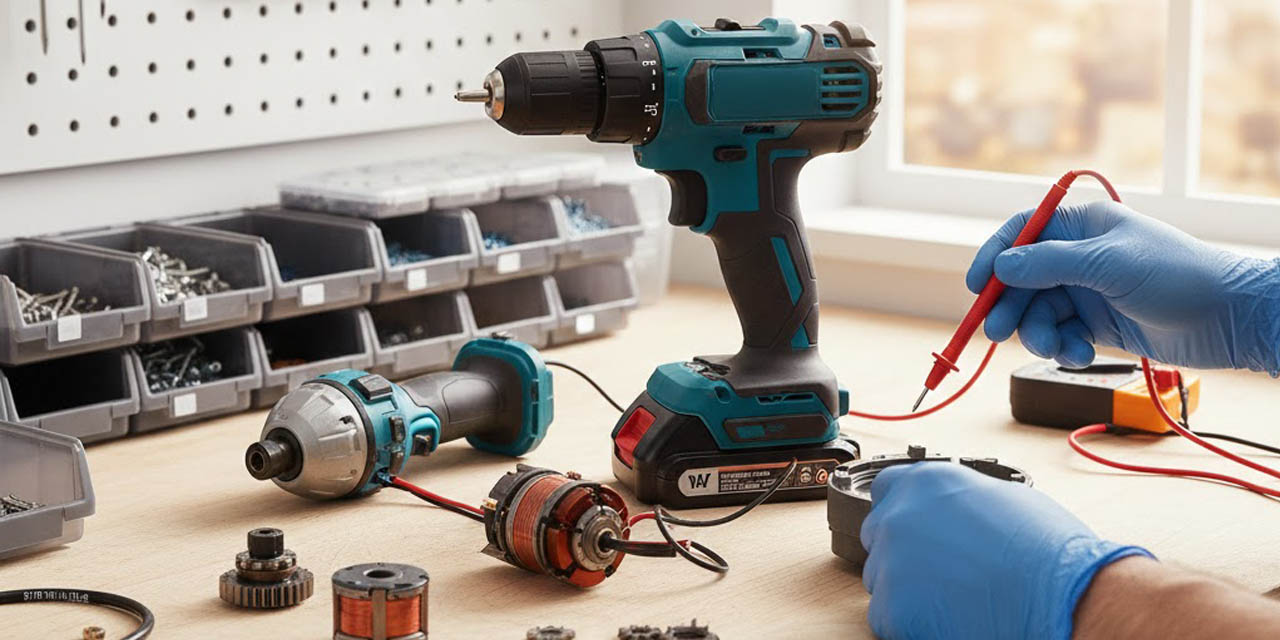 Детальніше про статтю Типові поломки дрилів та шурупокрутів: діагностика та самостійний ремонт