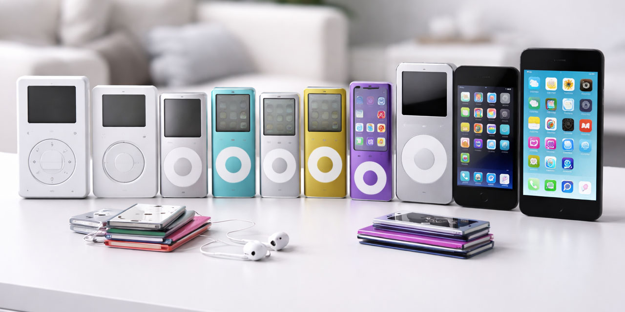 Подробнее о статье История iPod: от первой модели до последнего поколения