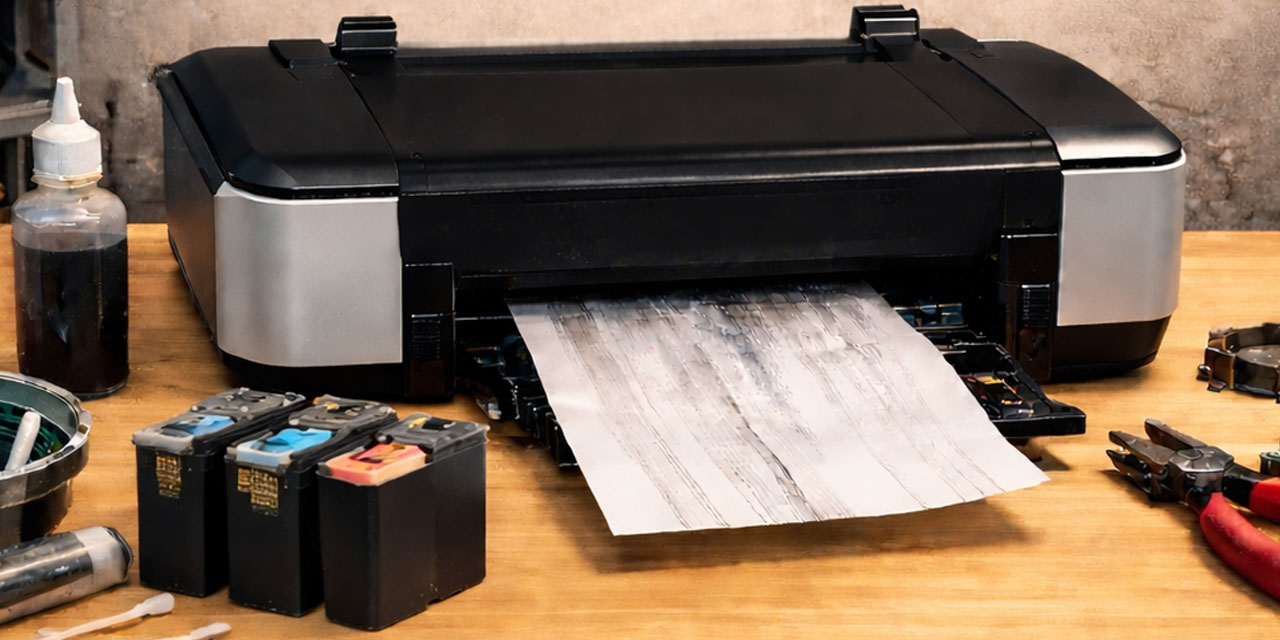 Ви зараз переглядаєте Струменевий принтер засох: Реанімувати чи здати на запчастини?